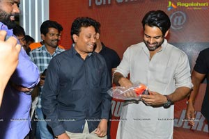 Sai Dharam Tej Launches SRH Jersey at KLM Fashion Mall