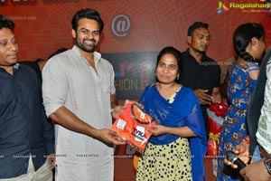 Sai Dharam Tej Launches SRH Jersey at KLM Fashion Mall