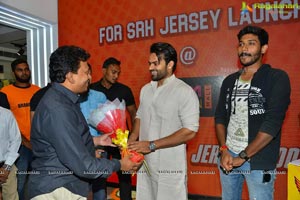 Sai Dharam Tej Launches SRH Jersey at KLM Fashion Mall