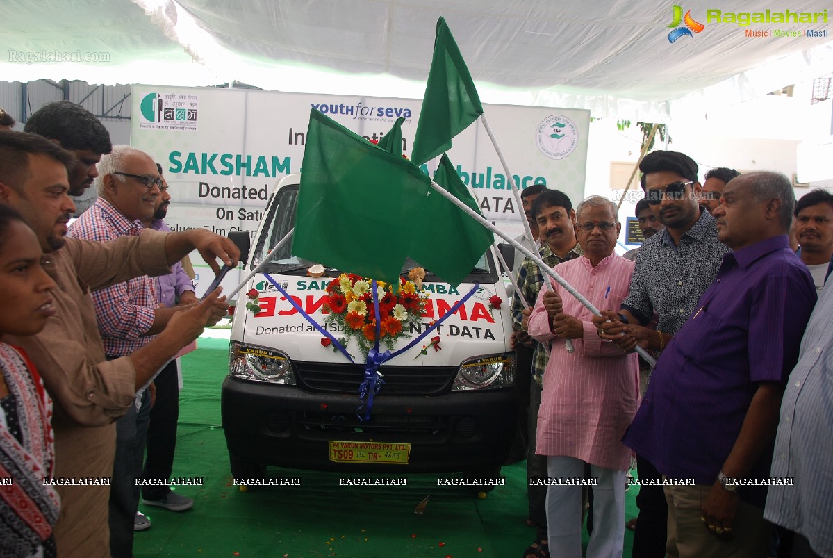 Kalyan Ram Flags Off Saksham - Camba Ambulance