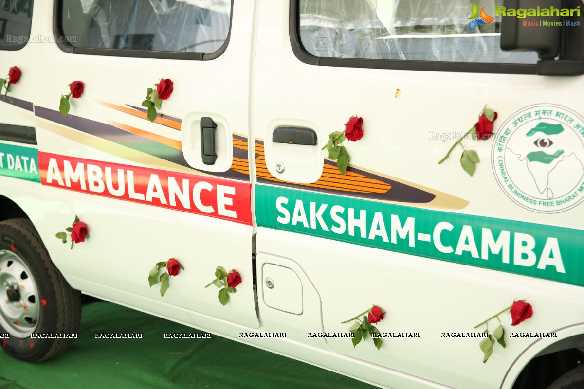Kalyan Ram Flags Off Saksham - Camba Ambulance