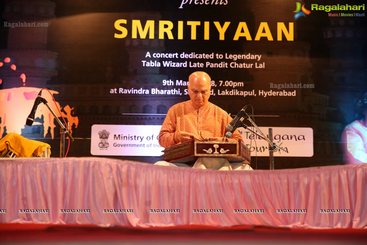 Smrityaan Classical Concert Featuring Pt. Hariprasad Chaurasia Flutist and Santoor maestro Pt. Satish Vyas At Ravindra Bharathi