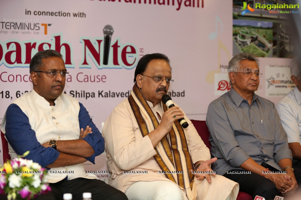 'Sparsh Nite 2018' - Concert for a Cause Press Conference at Hotel Daspalla 