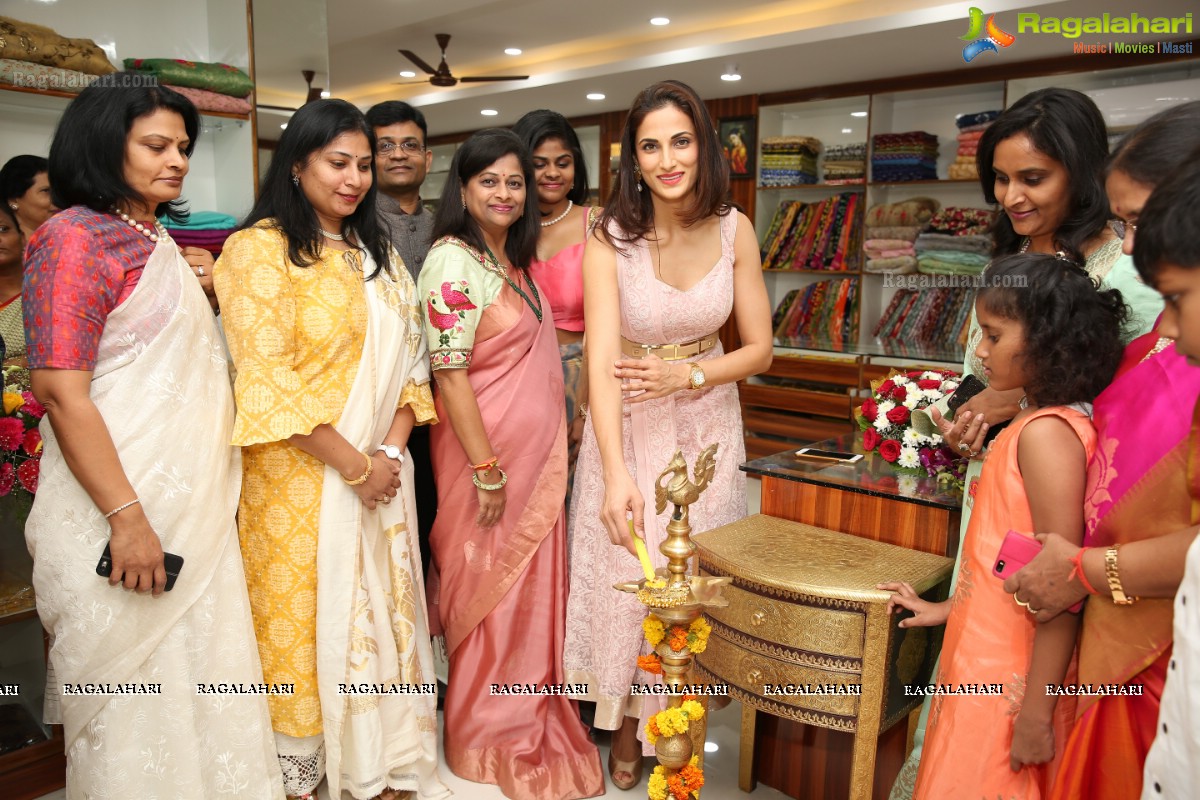 Sree Fabrics Store Inagurated by Shilpa Reddy