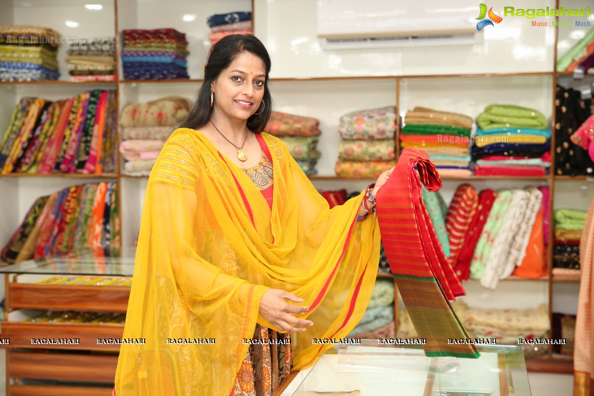 Sree Fabrics Store Inagurated by Shilpa Reddy