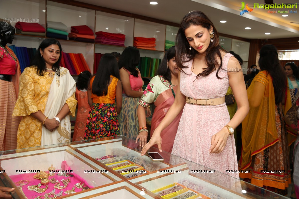 Sree Fabrics Store Inagurated by Shilpa Reddy