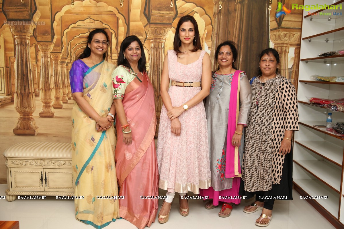 Sree Fabrics Store Inagurated by Shilpa Reddy