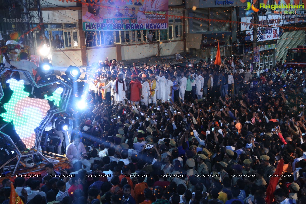 Sri Rama Navami 2018 Maha Shobha Yatra In Hyderabad