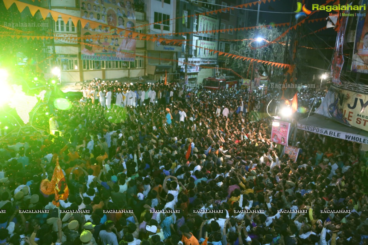 Sri Rama Navami 2018 Maha Shobha Yatra In Hyderabad