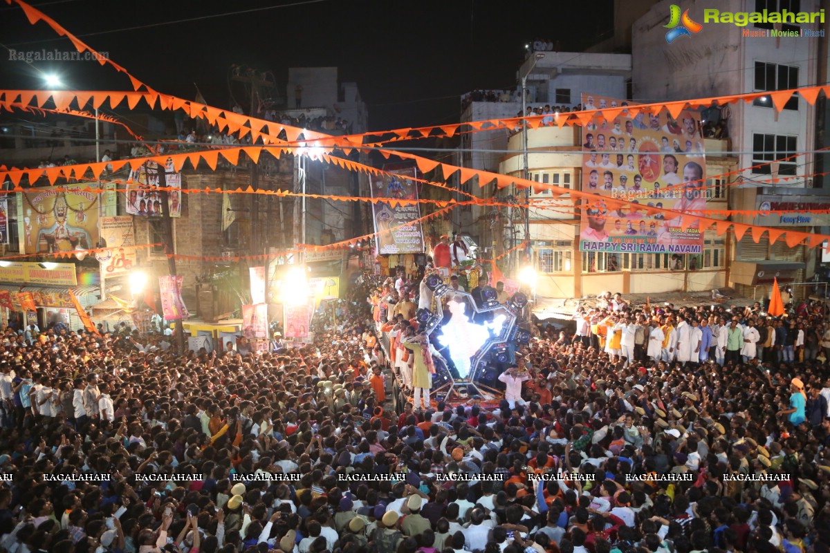 Sri Rama Navami 2018 Maha Shobha Yatra In Hyderabad