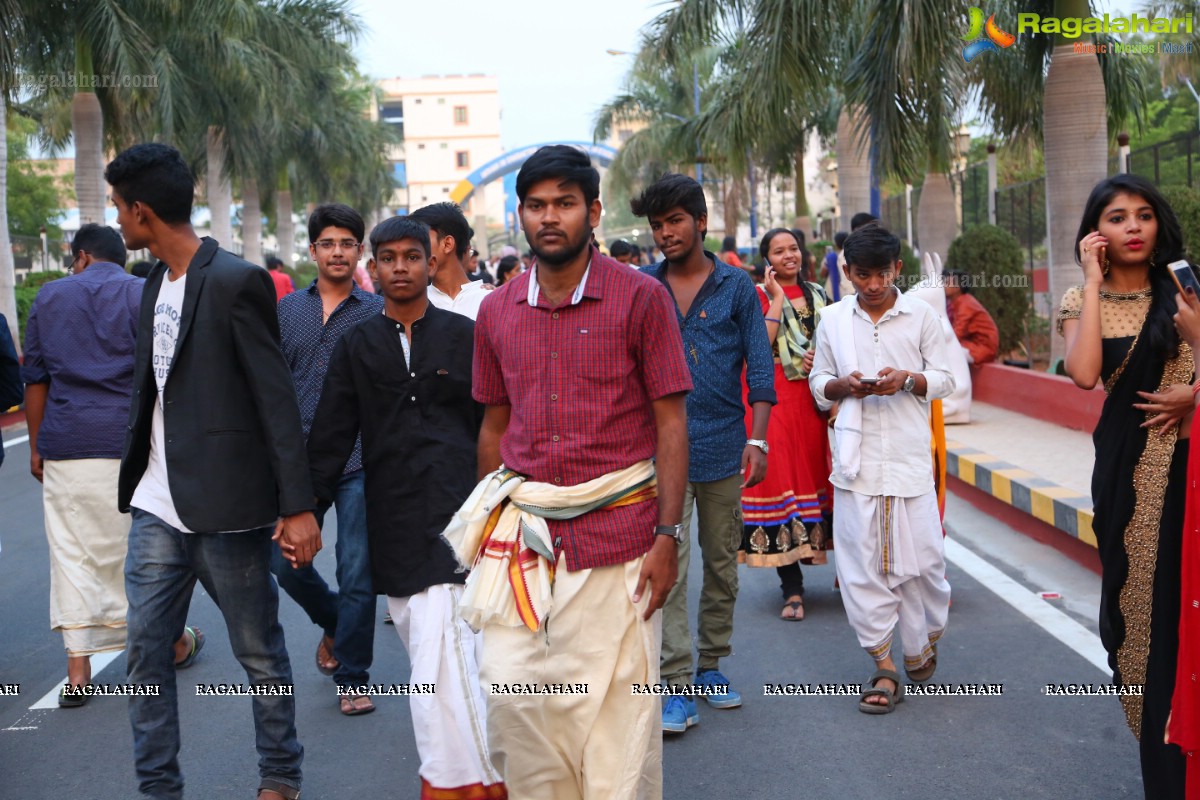 Traditional Day Celebrations at TKR College of Engineering & Technology