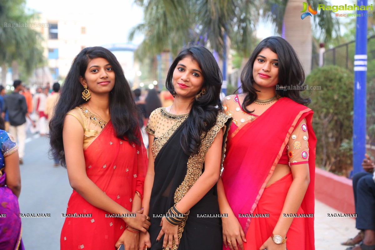 Traditional Day Celebrations at TKR College of Engineering & Technology