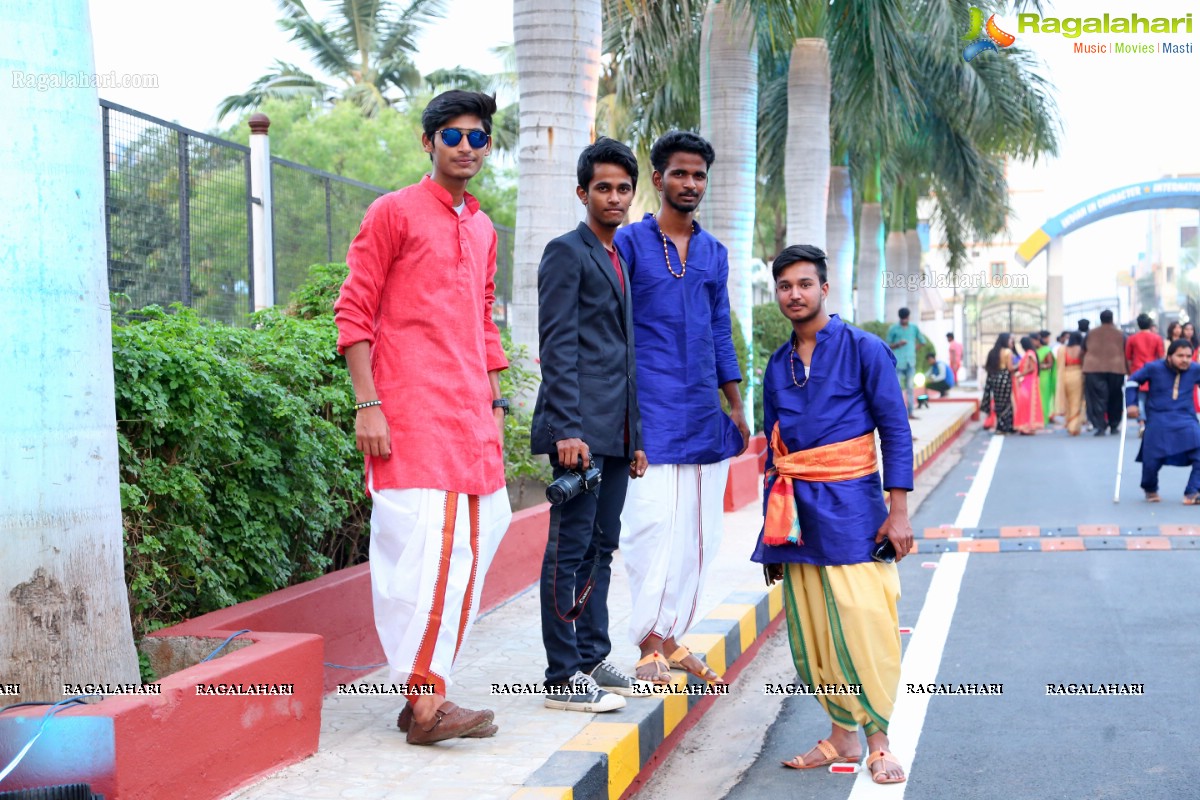 Traditional Day Celebrations at TKR College of Engineering & Technology