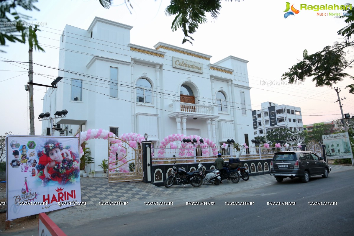 TV Actress Maheshwari-Shivanag Daughter Harini 1st Birthday at Celebrations Function Hall