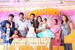 TV Actress Maheshwari-Shivanag Daughter Harini 1st Birthday