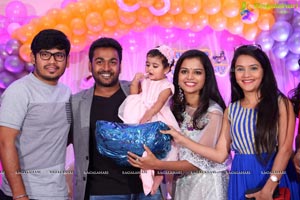 TV Actress Maheshwari-Shivanag Daughter Harini 1st Birthday