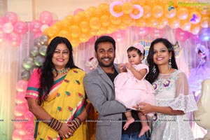 TV Actress Maheshwari-Shivanag Daughter Harini 1st Birthday