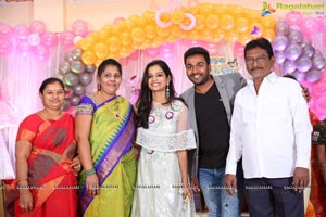 TV Actress Maheshwari-Shivanag Daughter Harini 1st Birthday