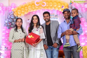 TV Actress Maheshwari-Shivanag Daughter Harini 1st Birthday