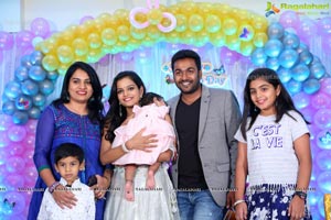 TV Actress Maheshwari-Shivanag Daughter Harini 1st Birthday