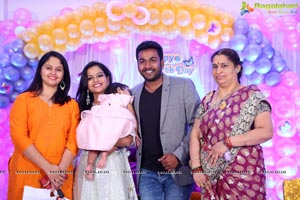 TV Actress Maheshwari-Shivanag Daughter Harini 1st Birthday