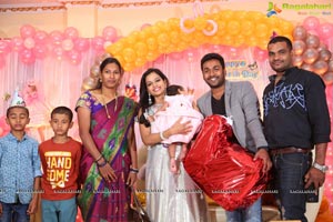 TV Actress Maheshwari-Shivanag Daughter Harini 1st Birthday