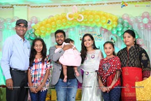 TV Actress Maheshwari-Shivanag Daughter Harini 1st Birthday