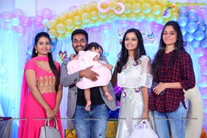 TV Actress Maheshwari-Shivanag Daughter Harini 1st Birthday