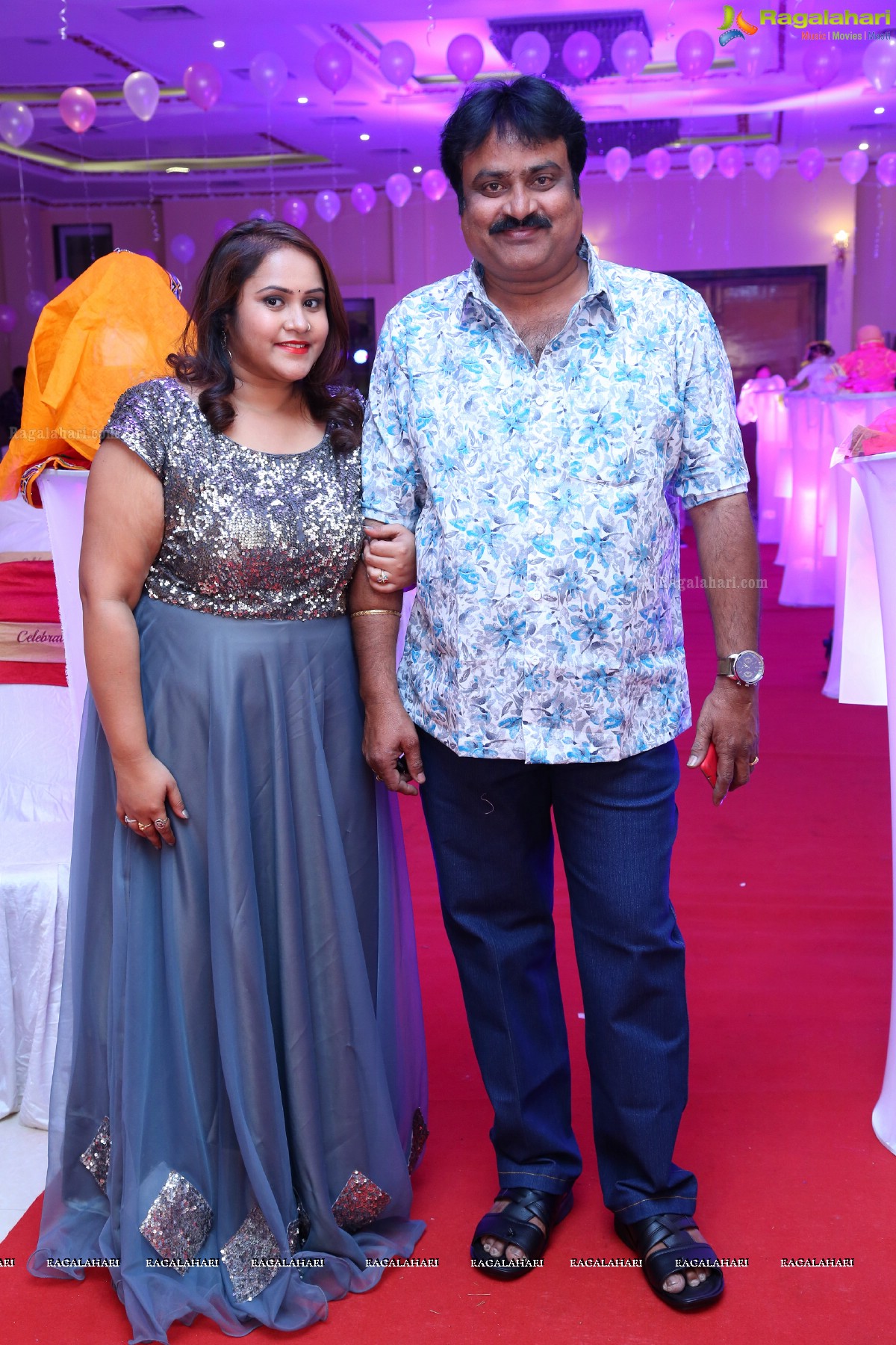 TV Actress Maheshwari-Shivanag Daughter Harini 1st Birthday at Celebrations Function Hall