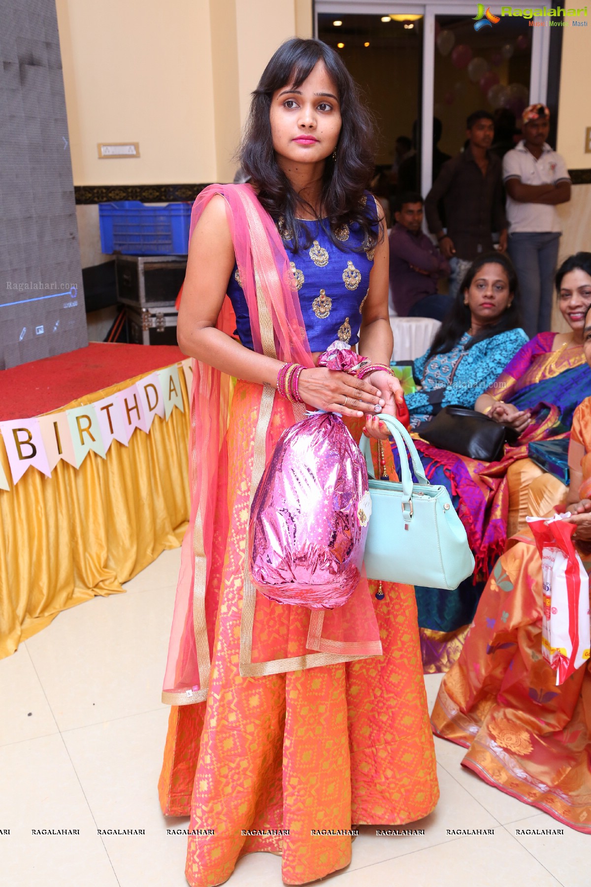 TV Actress Maheshwari-Shivanag Daughter Harini 1st Birthday at Celebrations Function Hall