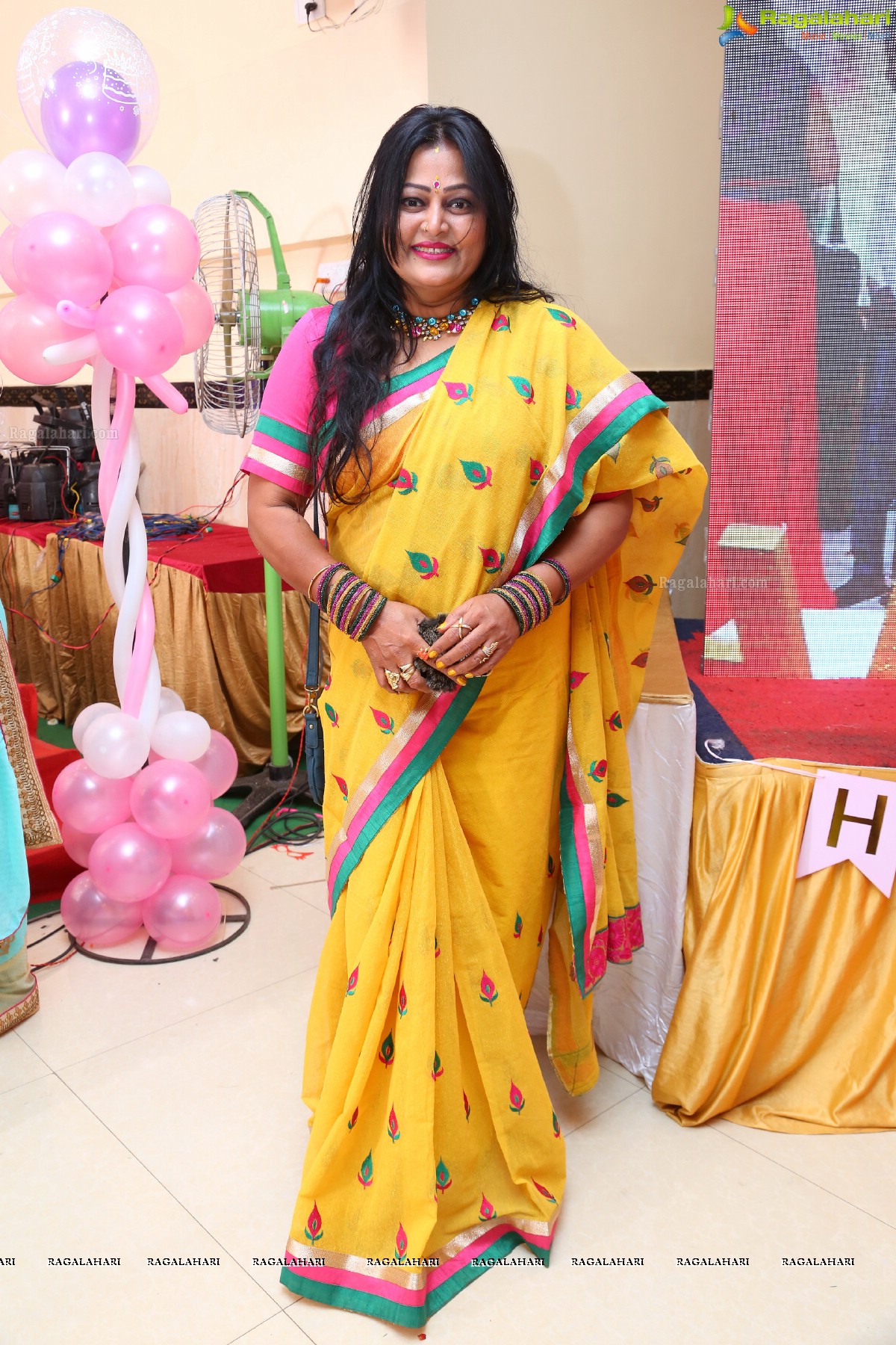 TV Actress Maheshwari-Shivanag Daughter Harini 1st Birthday at Celebrations Function Hall