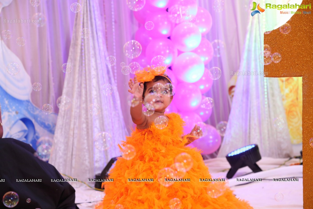 TV Actress Maheshwari-Shivanag Daughter Harini 1st Birthday at Celebrations Function Hall