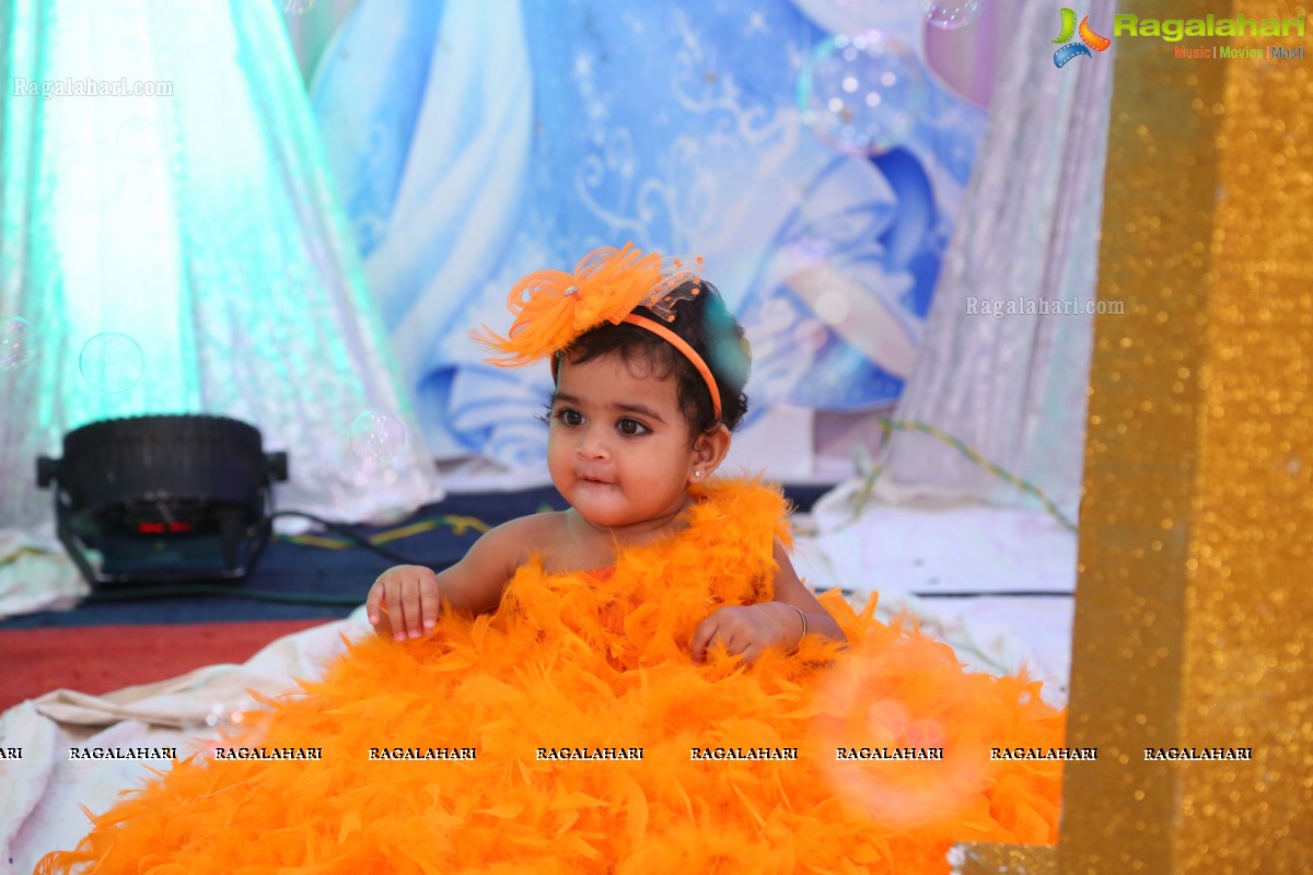 TV Actress Maheshwari-Shivanag Daughter Harini 1st Birthday at Celebrations Function Hall