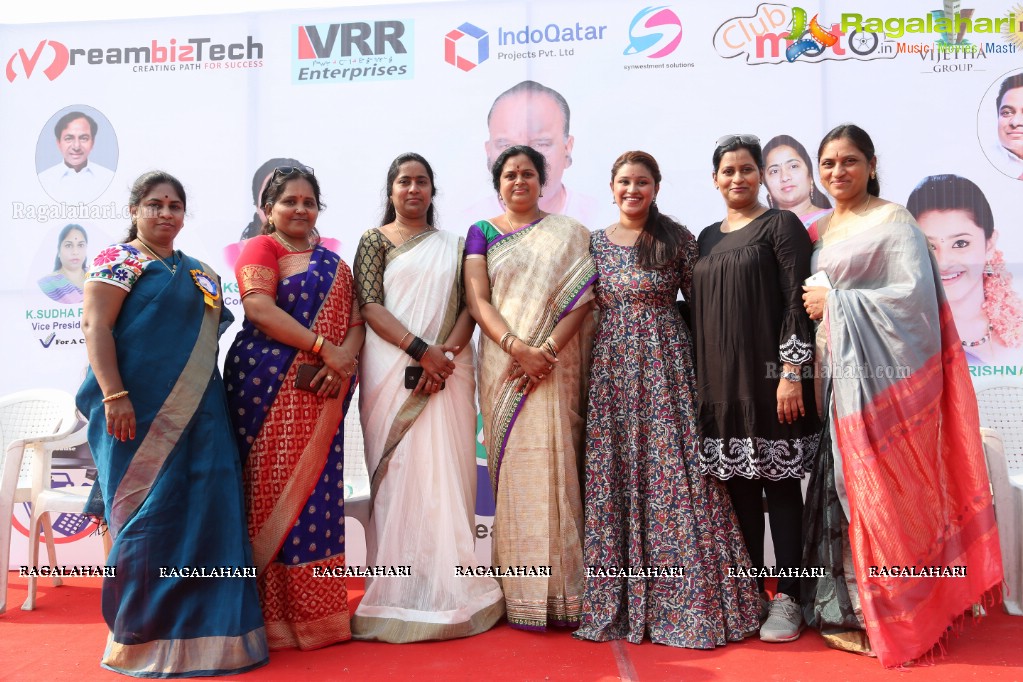 Women Bike Rally Flagged Off at Peoples Plaza, Necklace Road