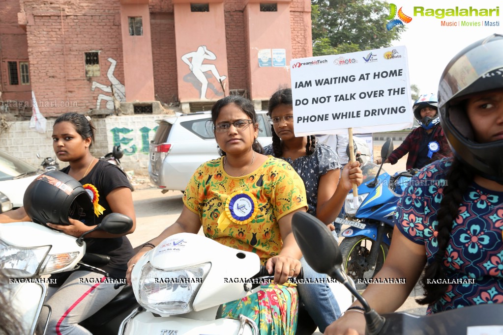 Women Bike Rally Flagged Off at Peoples Plaza, Necklace Road