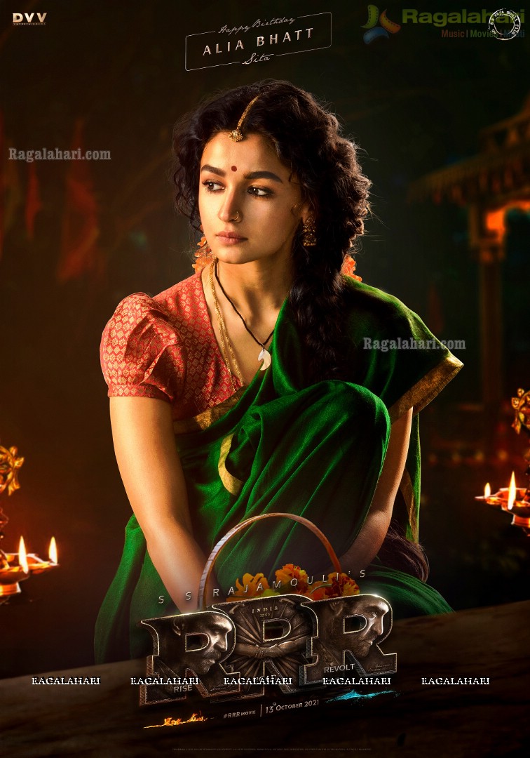 Alia Bhatt as Sita Poster from RRR
