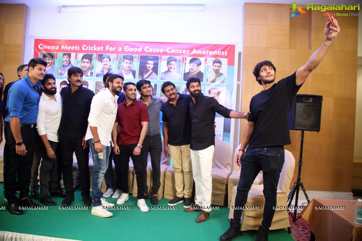 Cinema Meets Cricket For A Good Cause Cancer Awareness Press Meet