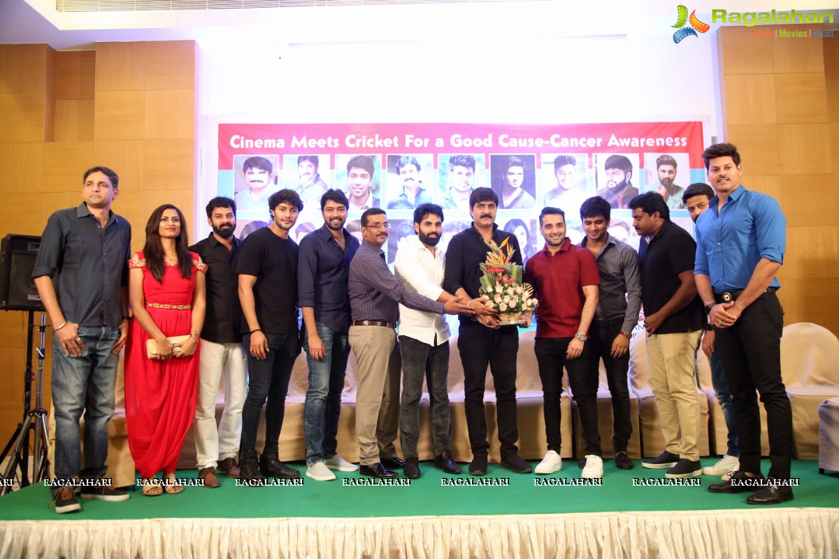 Cinema Meets Cricket For A Good Cause Cancer Awareness Press Meet