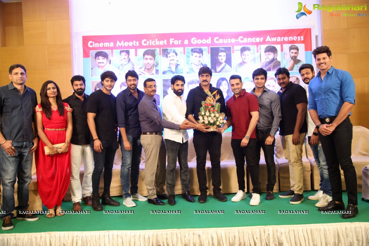 Cinema Meets Cricket For A Good Cause Cancer Awareness Press Meet