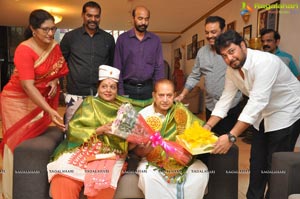 Naresh Met Superstar Krishna, Vijayanirmala garu