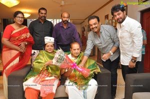 Naresh Met Superstar Krishna, Vijayanirmala garu