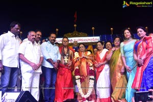 Vishvanata Saamraagni Title Presentation To B Saroja Devi