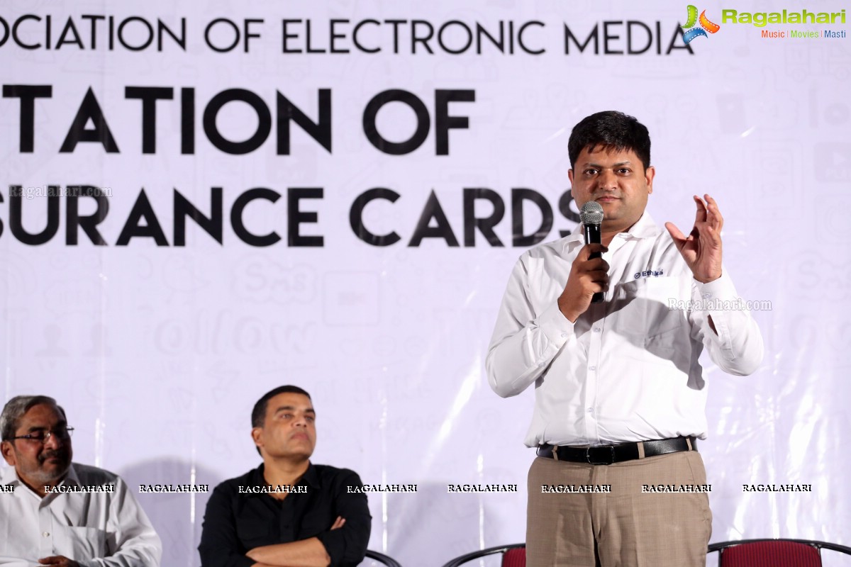 Film Newscasters Association of Electronic Media - Health Cards Distribution Event 