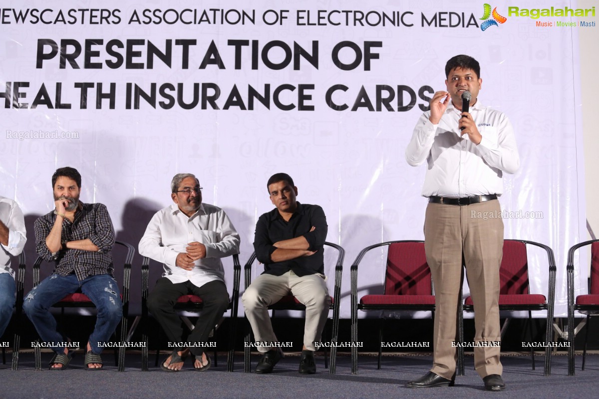 Film Newscasters Association of Electronic Media - Health Cards Distribution Event 