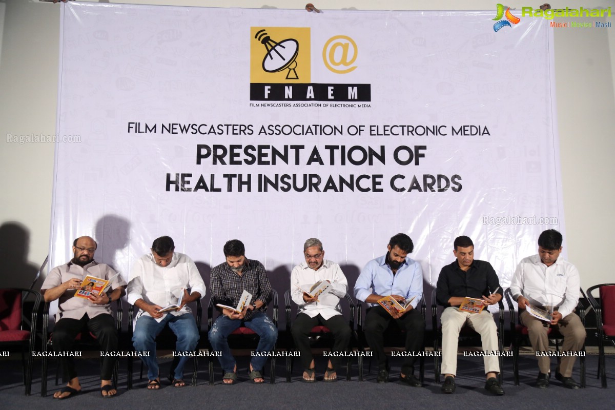 Film Newscasters Association of Electronic Media - Health Cards Distribution Event 