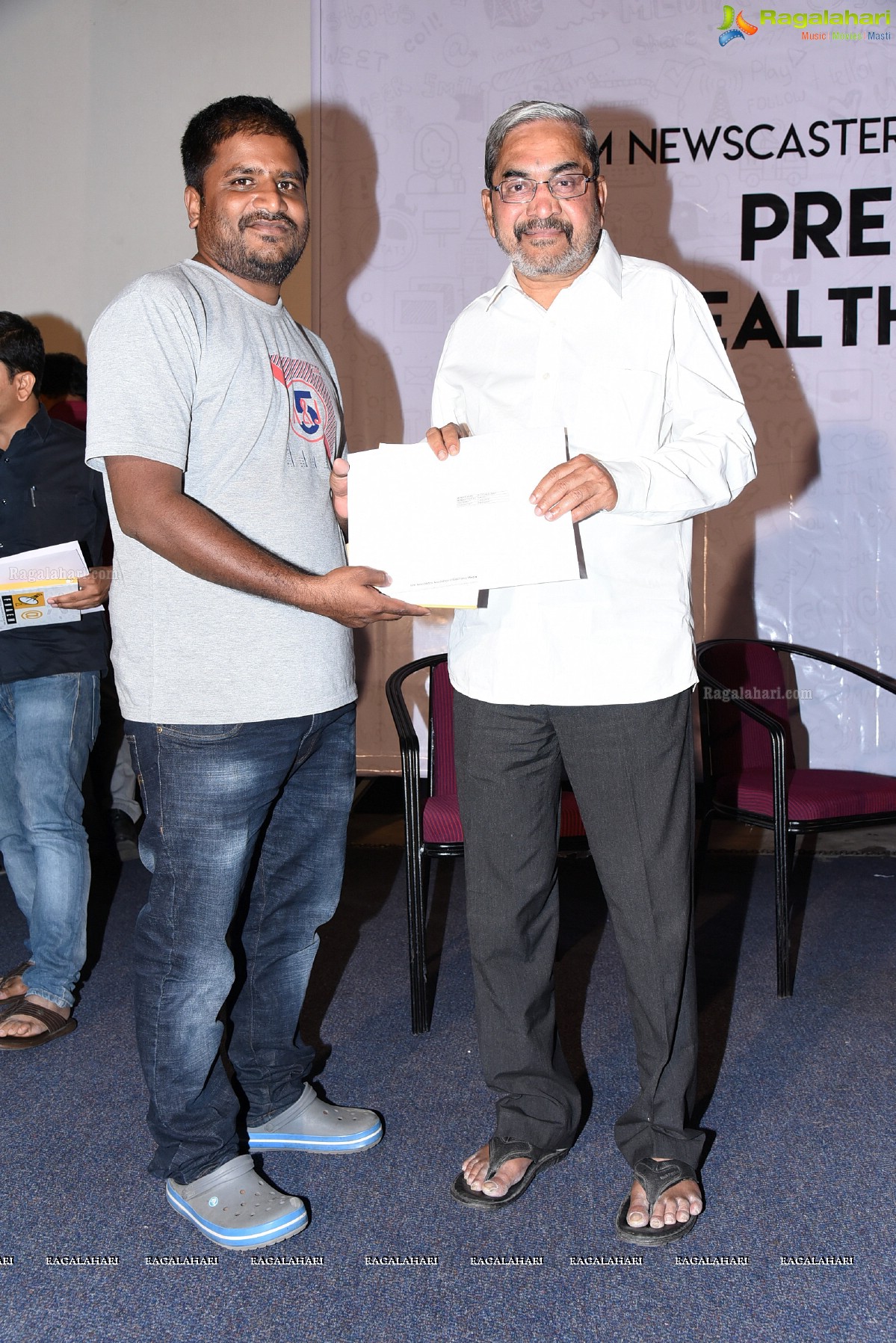 Film Newscasters Association of Electronic Media - Health Cards Distribution Event 