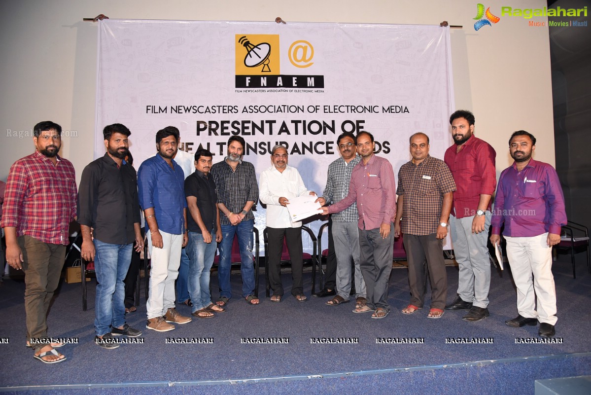 Film Newscasters Association of Electronic Media - Health Cards Distribution Event 