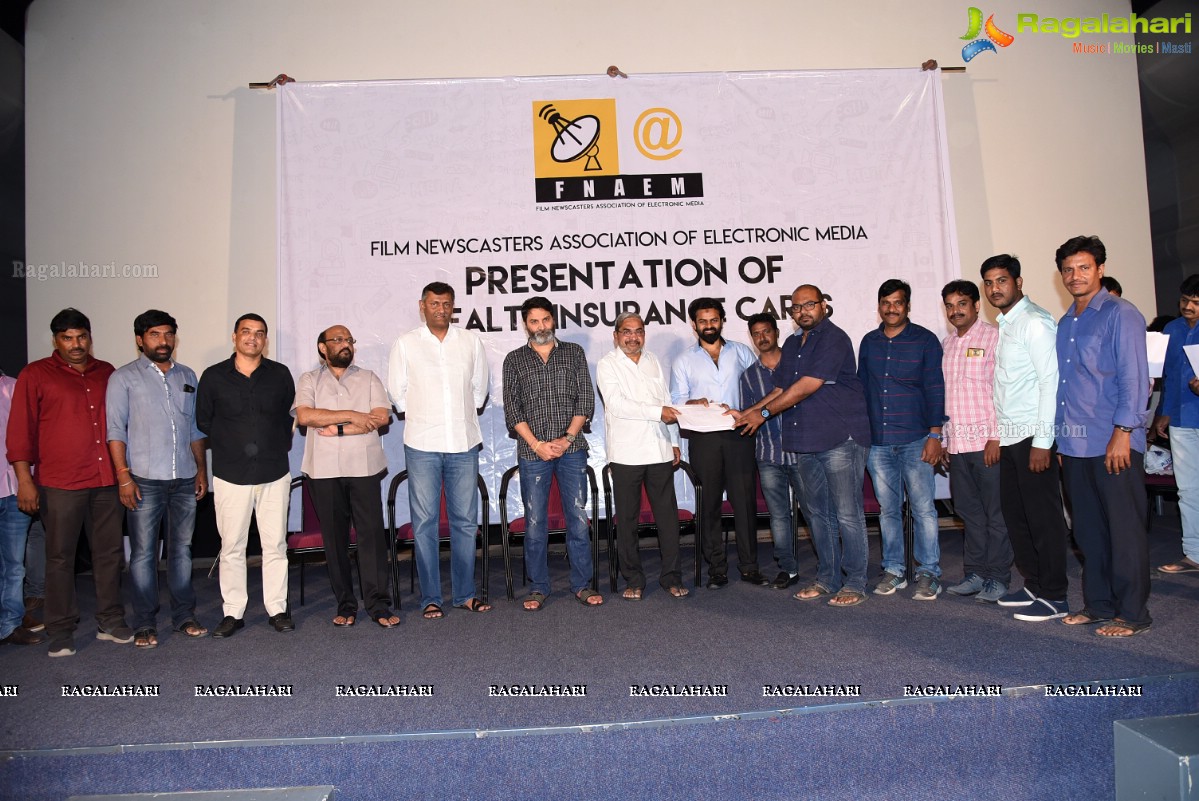 Film Newscasters Association of Electronic Media - Health Cards Distribution Event 