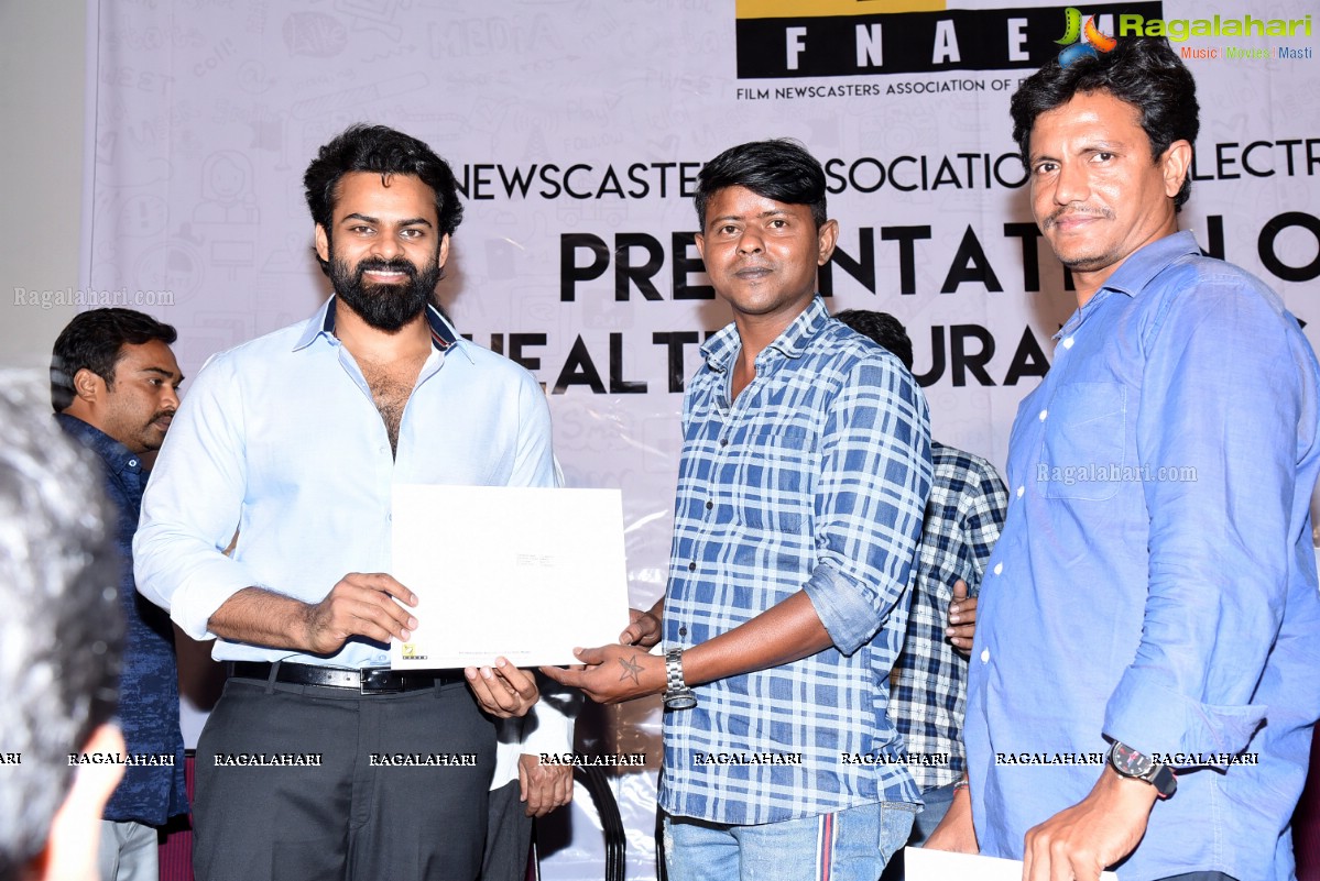 Film Newscasters Association of Electronic Media - Health Cards Distribution Event 