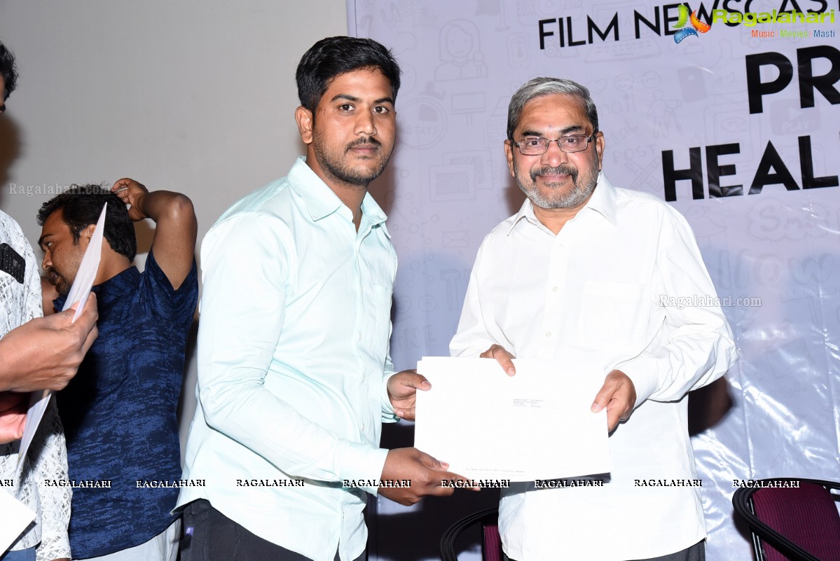 Film Newscasters Association of Electronic Media - Health Cards Distribution Event 